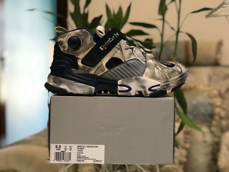 Authentic Vetements x Reebok Genetically Modified Pump Sneaker 